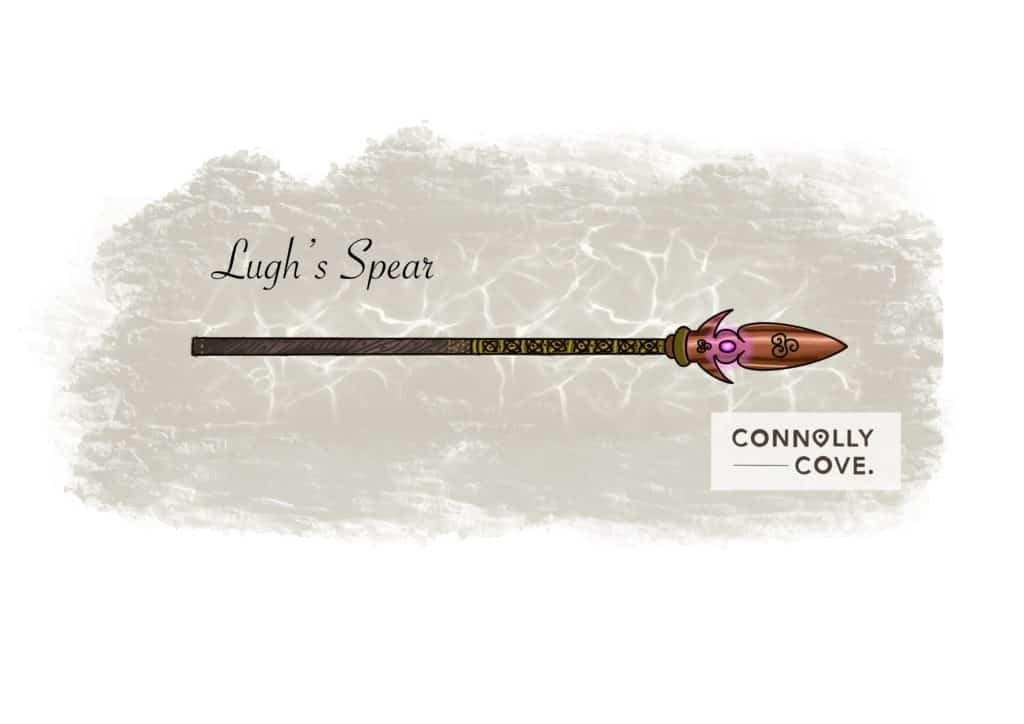 Lughs Spear Tuatha de Danann Connolly Cove Irish mythology is a vast world of legends and tales. All of them existed in the pre-Christian period and, according to some sources, they ceased to survive right after that. However, these tales are still passed from generation to generation; one after another.