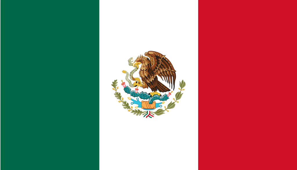 Mexico Flag - Mexico Travel Statistics