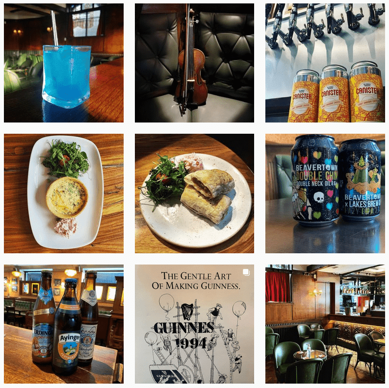 Errigle Inn, instagram feed, craft beer in Belfast