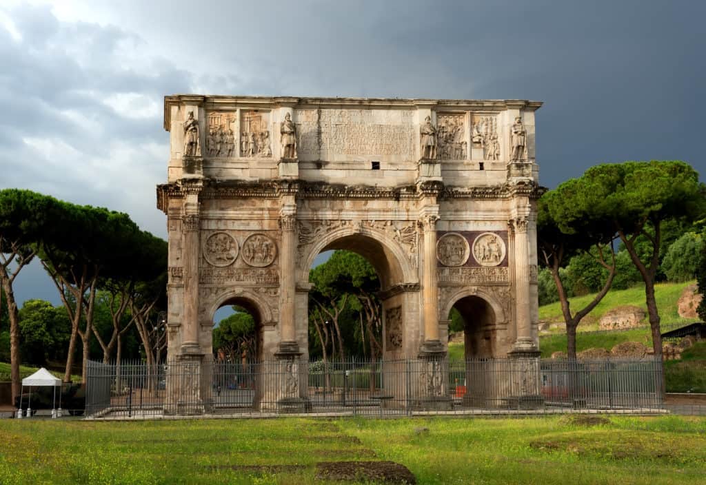 23307742 arch of constantine One of the most visited destinations around the world, Rome, Italy, is a tourist hub with its abundance of natural landscapes and beautiful churches, museums, squares and attractions.
