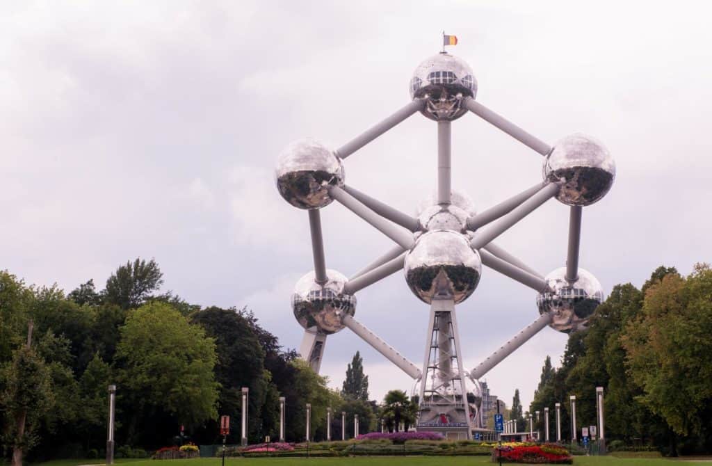 42924064 photo of atomium building in brussels Brussels is the capital city of Belgium. It is famous for its cuisine and fascination with gastronomy - the relationship between food and culture, the science of good eating and the art of preparation and presentation – as well as its architecture and art, particularly the comic strip. 