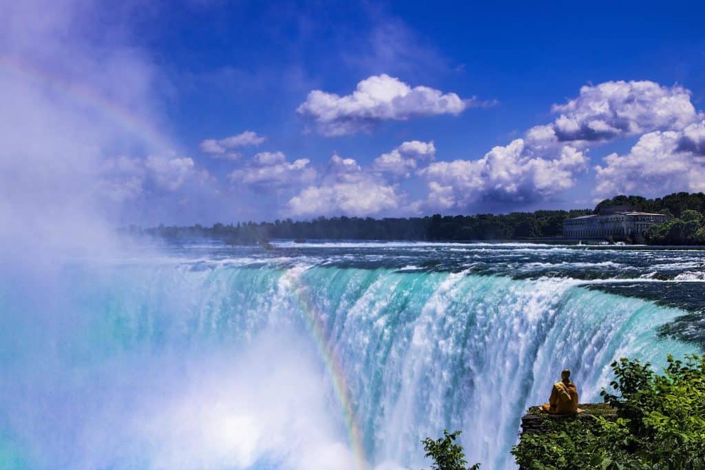 Facts About Niagara Falls - Canadian Falls and the Rainbow