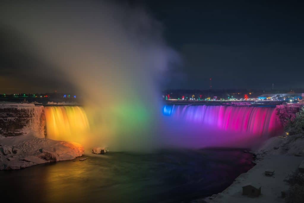 Facts About Niagara Falls - Niagara Falls at Night