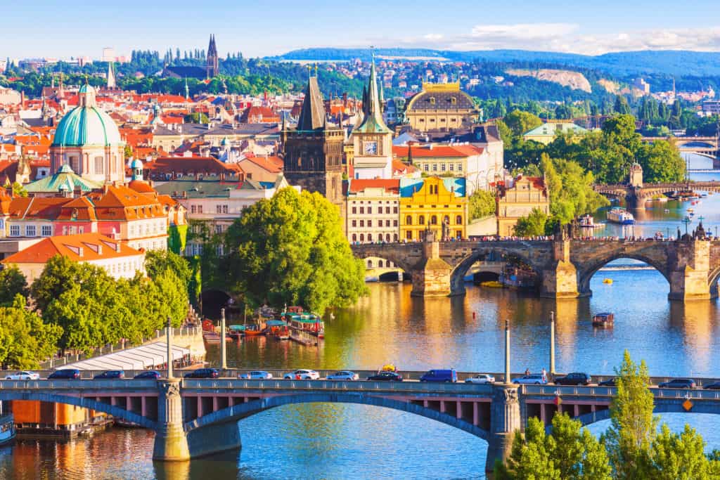 Depositphotos 49812897 L The city of Prague is the capital of the Czech Republic. It is considered one of the most beautiful cities in Europe and the most visited city in the Czech Republic. It is known by the city of the hundred towers due to the many towers located in the city.