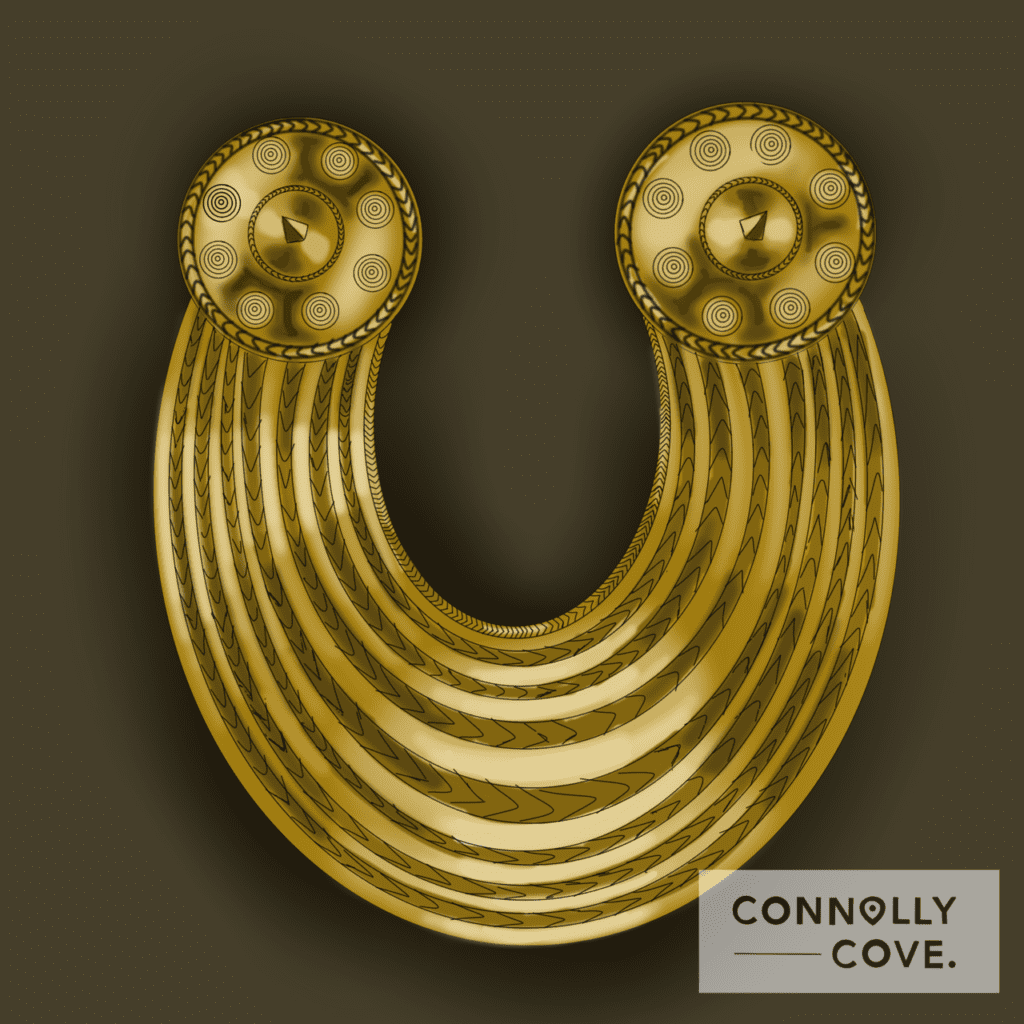 glenisheen gorget Art can tell you more than you may think about the people who made it. It's creation and purpose can give us an insight into a societies religion, social status and values among many other things.