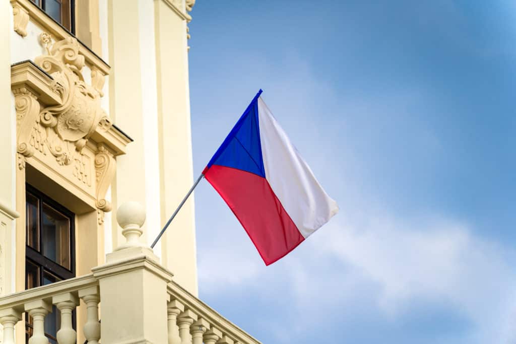 The Czech Republic Flag