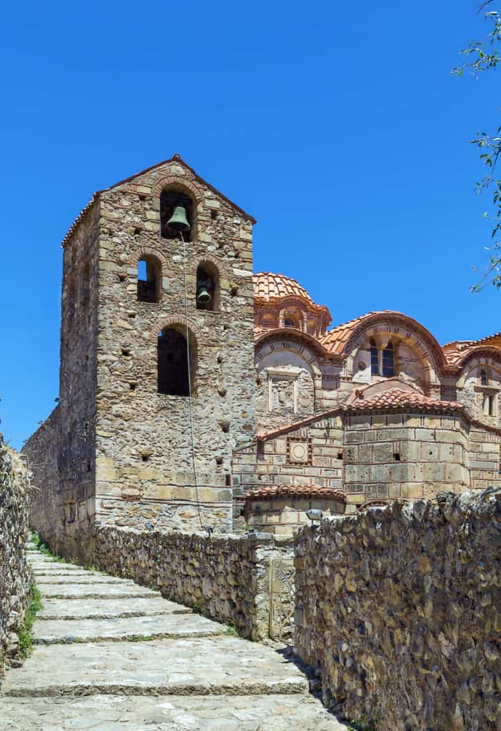 Mystras Greece 1 In Greece's Laconia region of the Peloponnese, there lies a fortified town called Mystras. Located on Mount Taygetos, close to the ancient city of Sparta, it served as the seat of the Byzantine Despotate of Morea in the fourteenth and fifteenth centuries. 