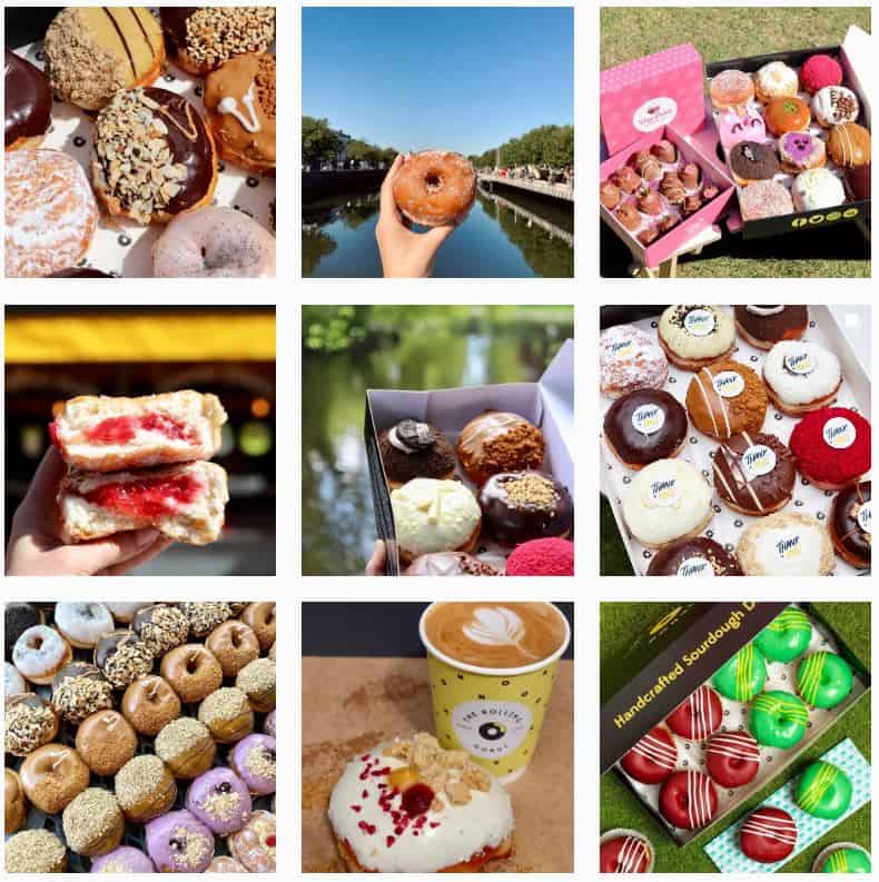 Rolling donut Instagram