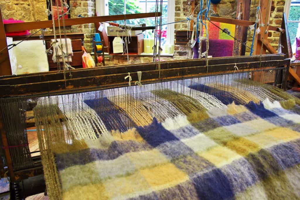 Northern Ireland Heritage Crafts loom weaving 