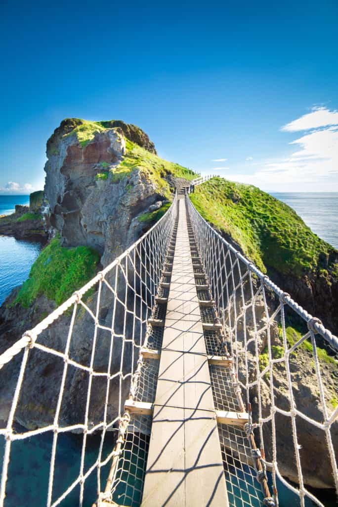 National Trust in Northern Ireland carrick a rede rope bridge Heritage sites and places of natural beauty are a great place for a day out. Northern Ireland has lots of amazing National Trust sites to visit in County Antrim, Down, Derry, and Fermanagh. Read on to find out more about where you can experience heritage and nature in Northern Ireland.