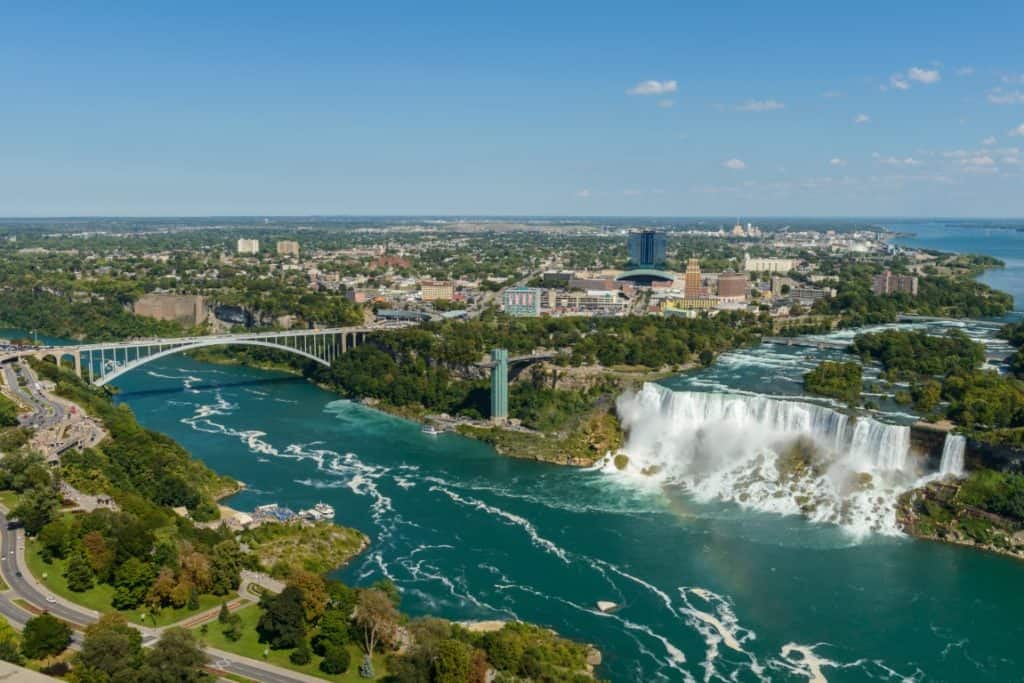 Things to do in Niagara Falls, New York - American and Bridal Veil Falls and Rainbow Bridge