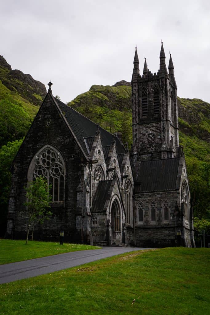 gothic church kylemore abbey