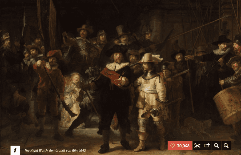 most famous paintings night watch Museums and galleries work hard to preserve masterpieces so that we can enjoy them for generations to come. So, where are the most famous paintings in the world kept? And whats the best way to plan your trip to a museum to see a famous painting? Read on to find out more about the most famous paintings in the world and where they are kept.
