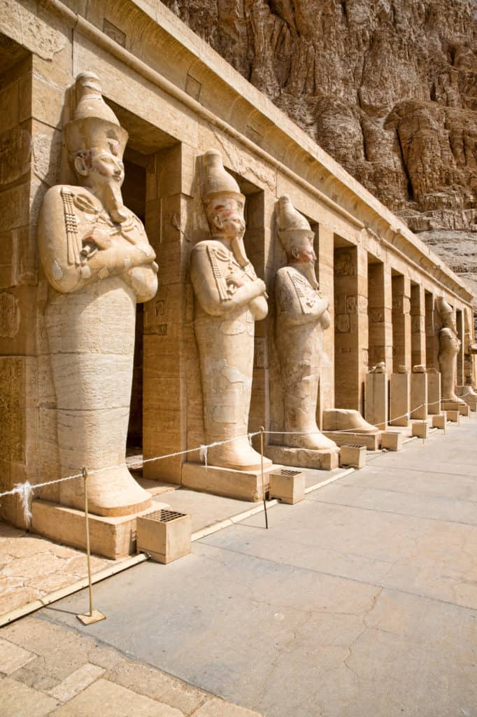 The valley of kings In the arid expanse of Egypt's desert landscape, where the golden sands of time whisper ancient tales, lies a monumental testament to a remarkable reign - the Mortuary Temple of Hatshepsut. 