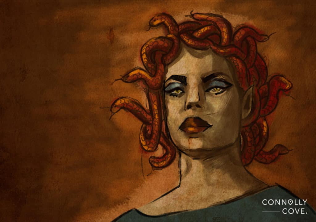 Medusa Greek Myth: the Story of the Snake-Haired Gorgon - ConnollyCove