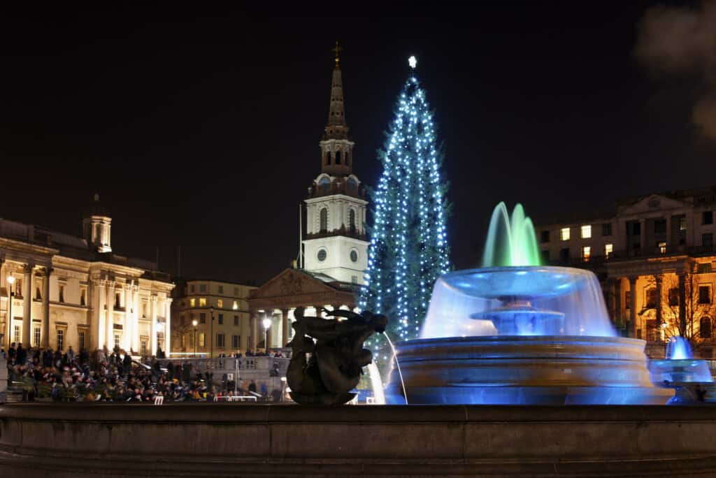 7684510 christmas tree on trafalgar square london 1 Christmas is just around the corner, and that magical festive spirit is in the air, especially in the Old Smoke city, London with its famous London Christmas Lights! During this time of the year, the capital’s streets turn into a real Christmas miracle.