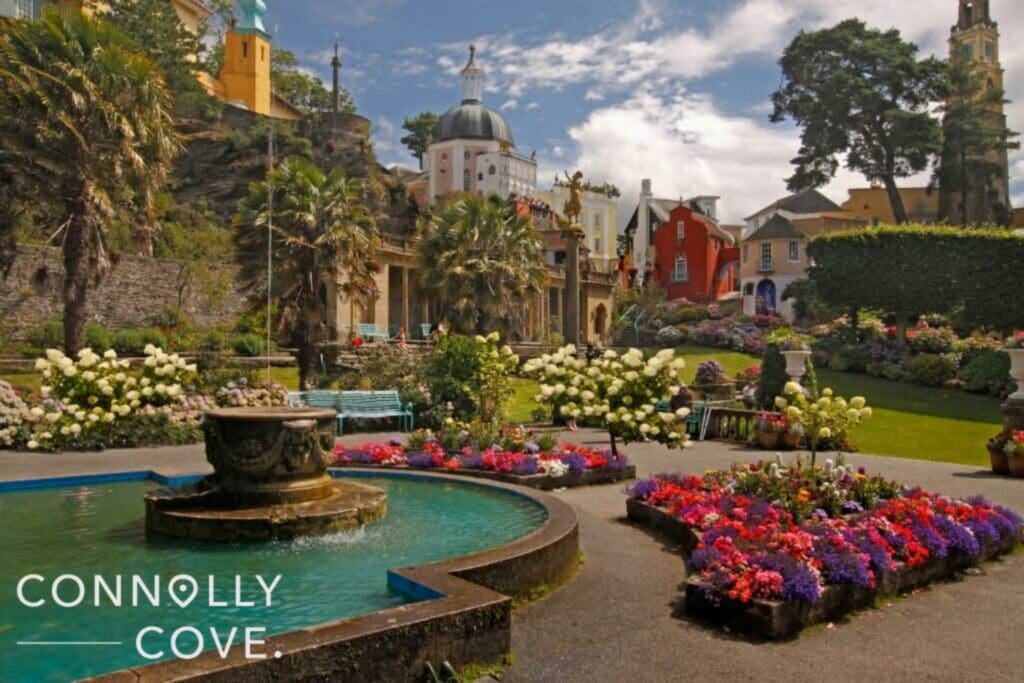 Portmeirion was designed and built in an Italian style by Sir Clough Williams-Ellis.