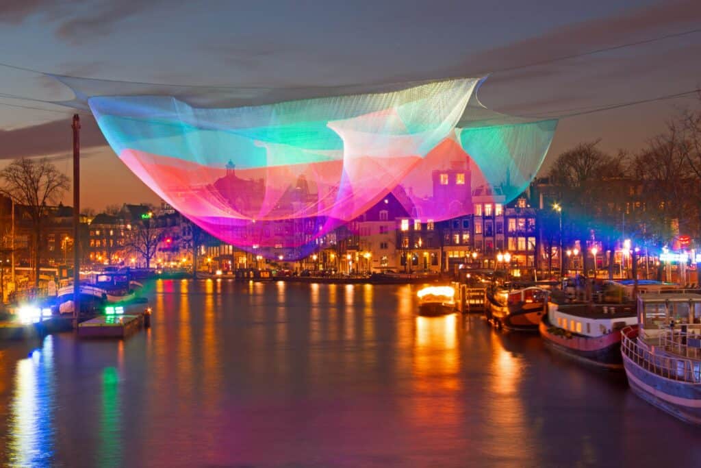 Amsterdam Light Festival min Nothing beats spending winter in Amsterdam. It is a multicultural city where you can enjoy many festivals, especially during January. In particular, since the trading hub for spices has traditionally been in Amsterdam, the Netherlands. In recent years, Amsterdam has become a centre for art and technology. However, it is still a traditional city with excellent parks, lovely canals, and the Het Concertgebouw concert hall.