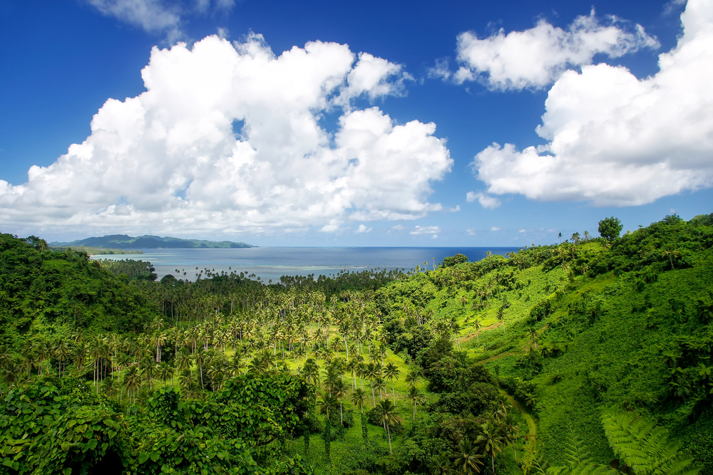 Fiji-Bouma National Heritage Park on Taveuni Island 