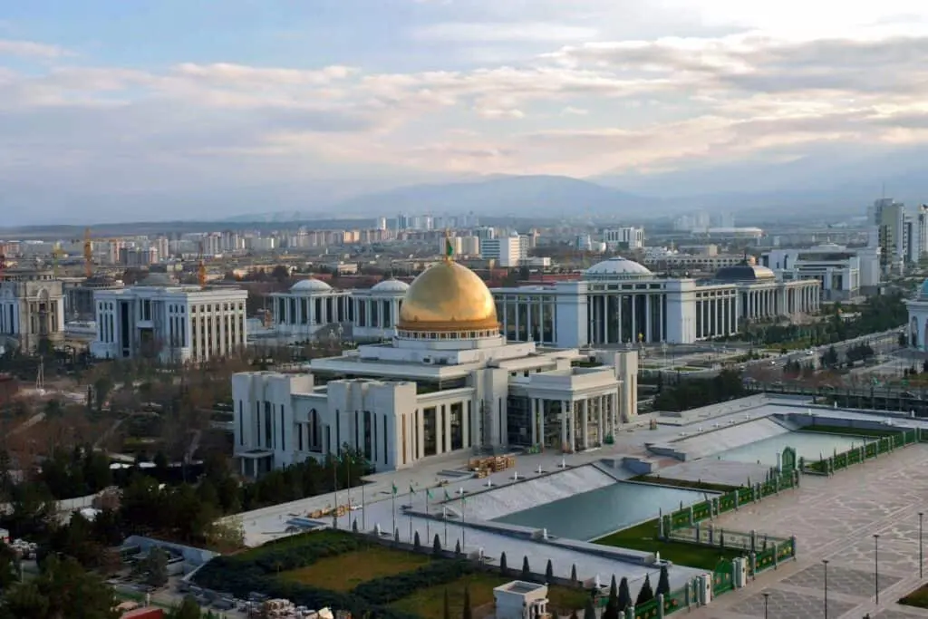 Turkmenistan - President palace in Ashgabat