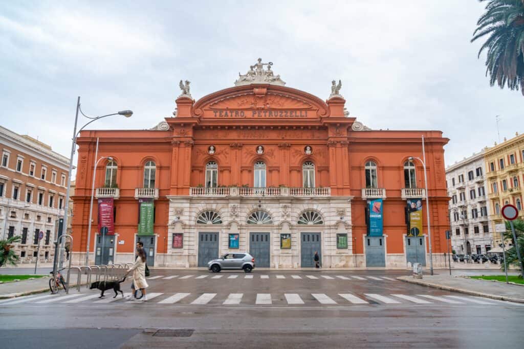 Petruzzelli Theatre min Bari, a coastal beauty that’s buzzing with beautiful city life, historical monuments, beaches and the friendliest of people invites you over for a visit.