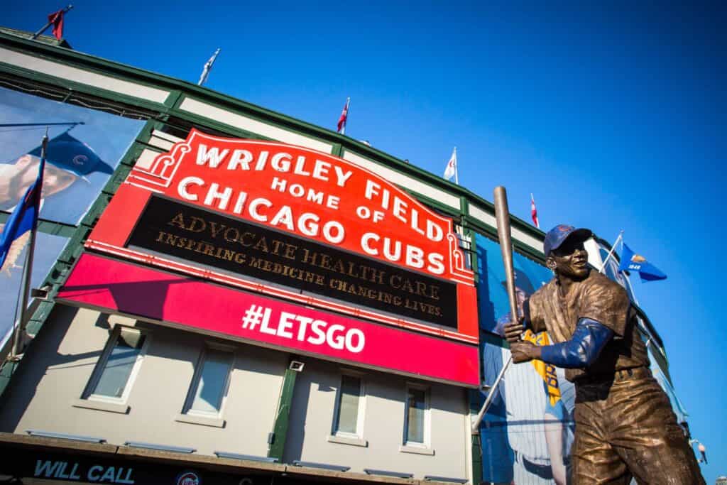 Chicago cubs baseball wrigley