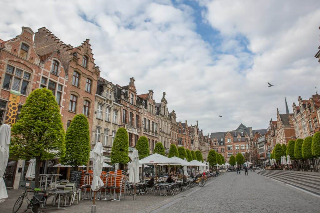 A quiet morning in the Oude Markt