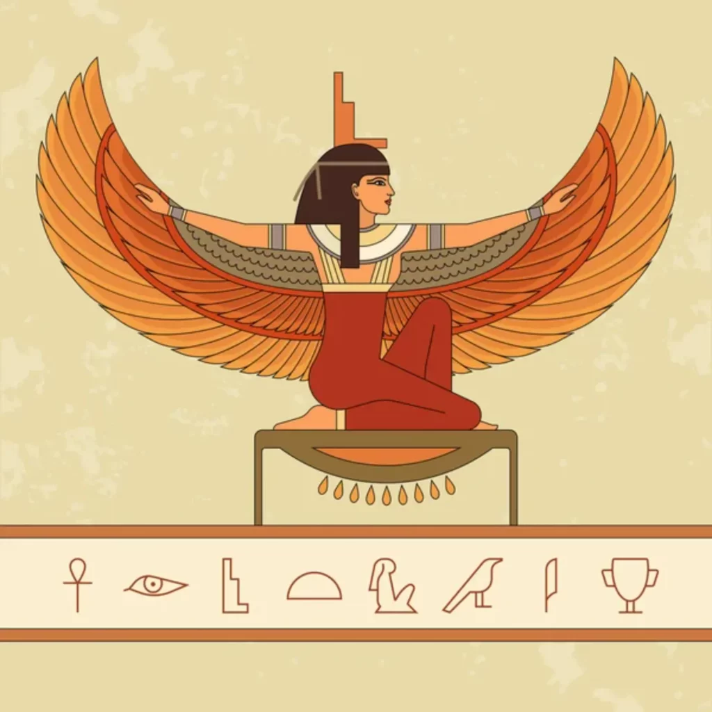 depositphotos 246804968 stock illustration the egyptian goddess isis animation Goddess Isis
