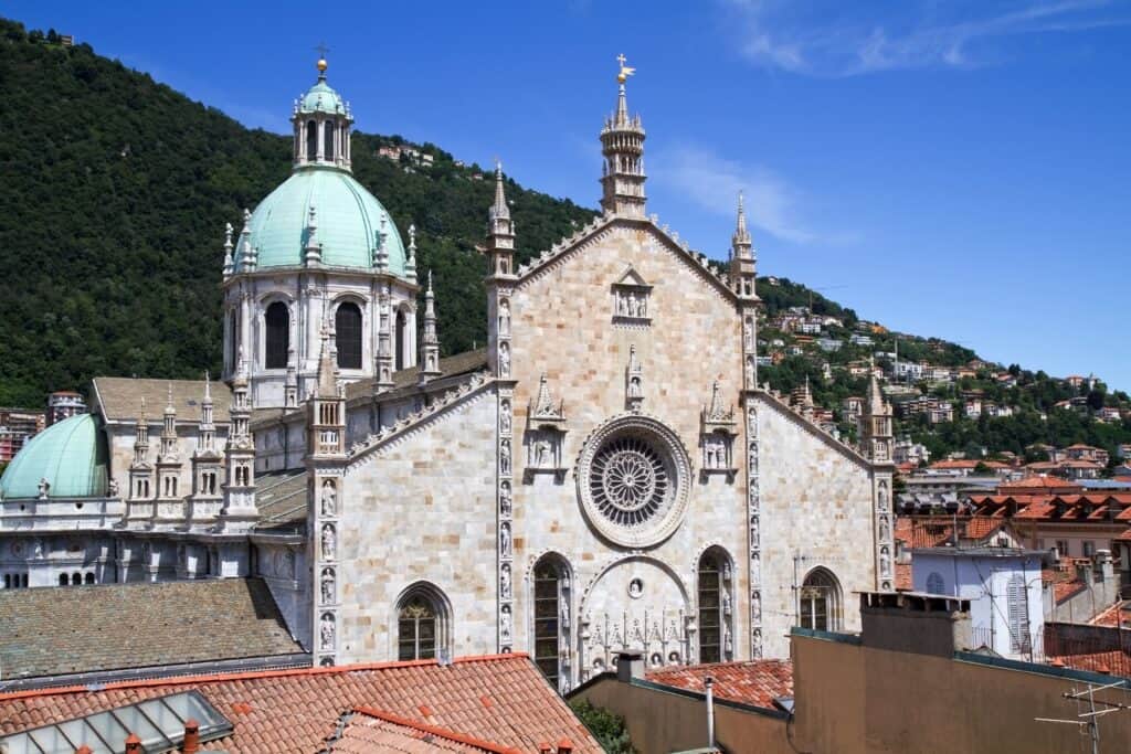 Como Cathedral min The region of Lombardy in the northwest of Italy, is one of the most populated, richest and most productive regions in Italy. The population of Lombardy represents more than one-sixth of the population of Italy.