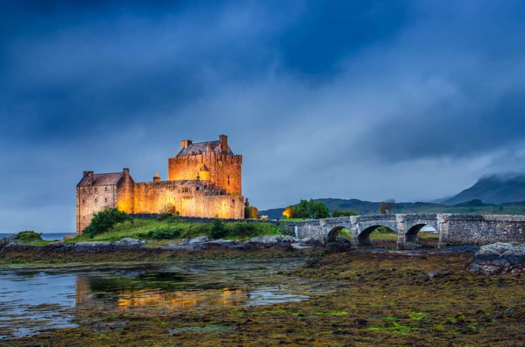 Eilean Donan Castle min Most of us have spent our childhood years fascinated by the mesmerizing stories of Disney’s animated movies. Not only the stories, but also the magical scenes left us longing for an enchanted life that looks like the ones we see on the screens. 