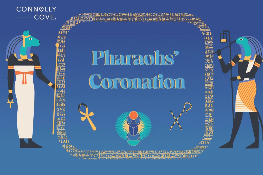 pharaoh's coronationpaganism holidays illustration