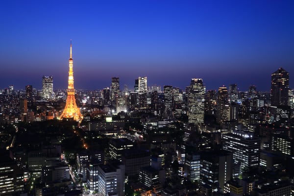 Best places to visit in Japan - Tokyo Skyline