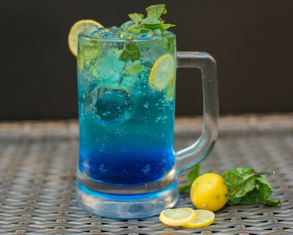 Blue Lagoon Mocktail 6