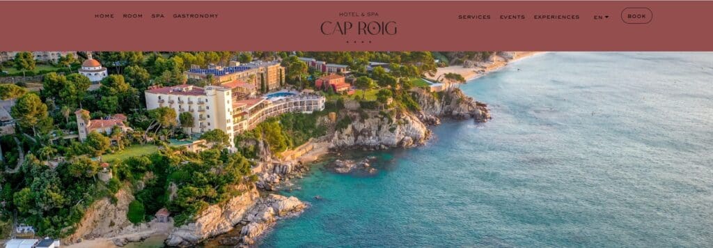 Hotel Cap Roig by Brava Hoteles - website