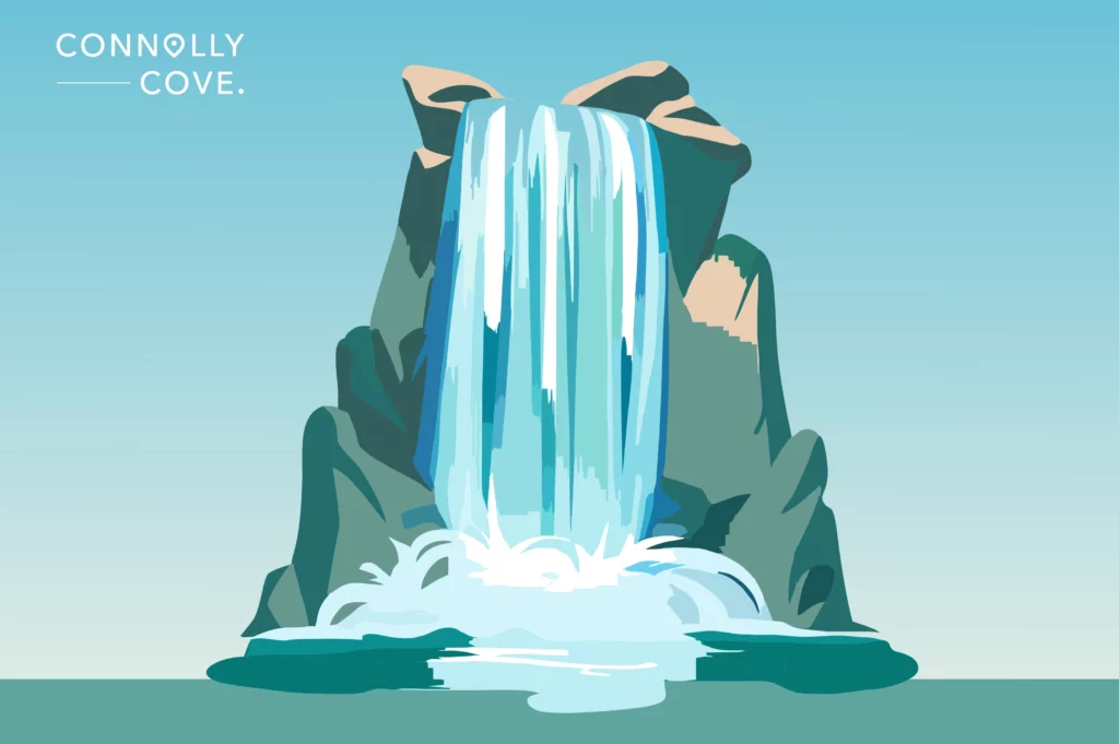waterfall logo 0١