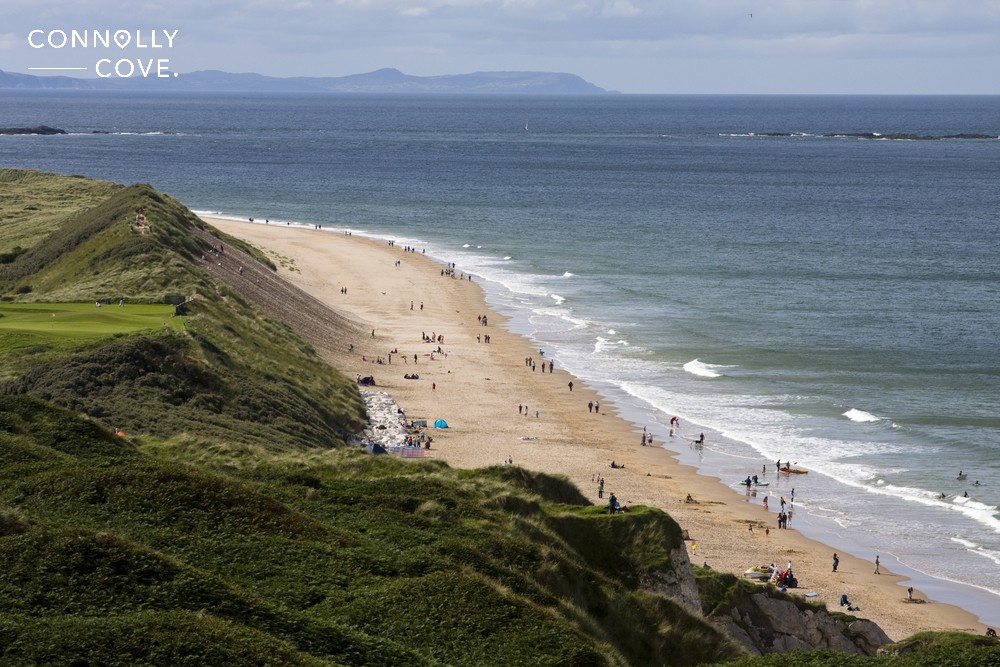 Whiterocks Beach, Portrush, a magnificent destination for hiking, surfing and a leisurely day