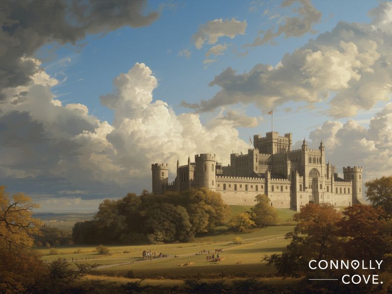 Windsor Castle where Queen Victoria proposed to Prince Albert in 1839
