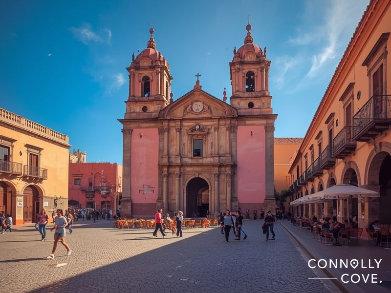 San Miguel de Allende church representing Mexican tourism statistics with expat and cultural tourism appeal