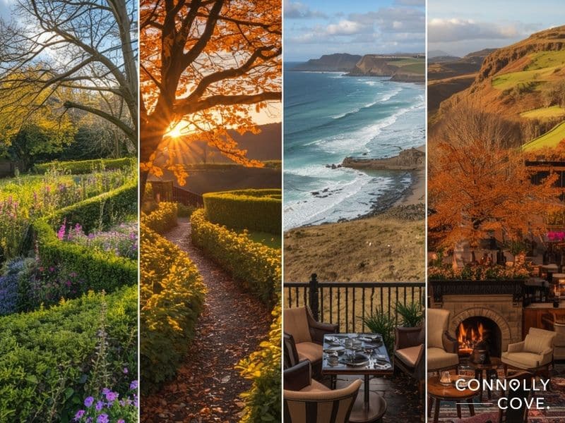 Four seasons in Ireland showing best times for honeymoon Ireland throughout the year