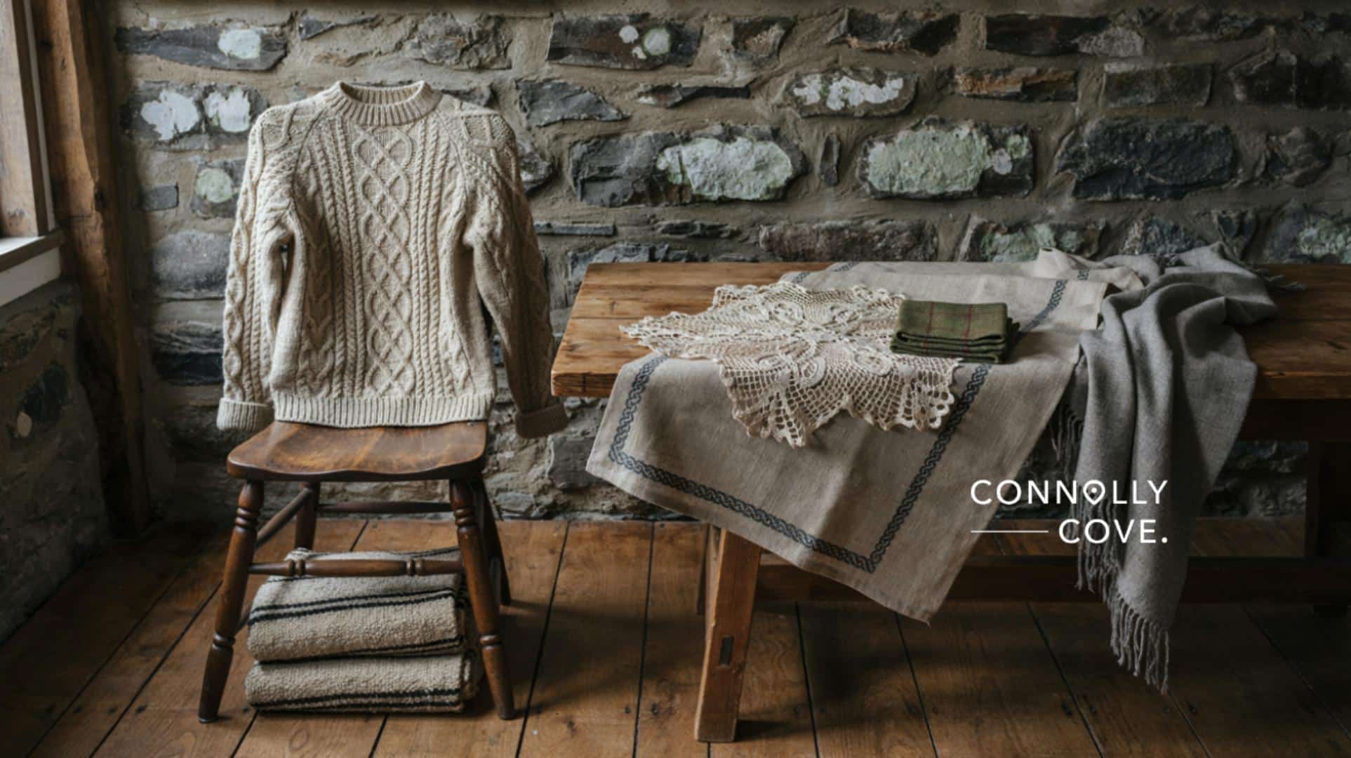 Folklore in Irish Fashion: traditional Irish clothing, wool textiles, lace, and Celtic-inspired patterns