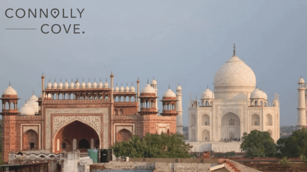 Taj Mahal in Uttar Pradesh in India South Asia Region