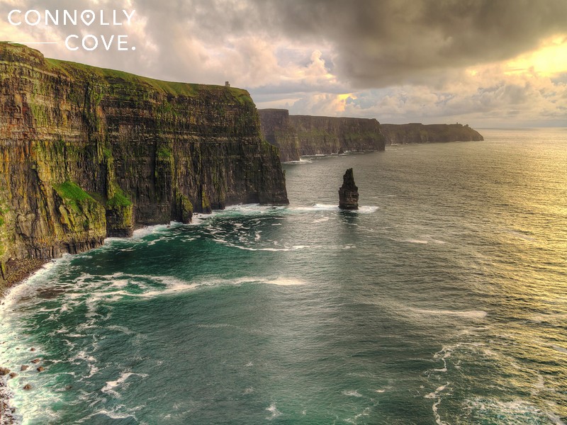 The weather in Ireland in May, the majestic Cliffs of Moher
