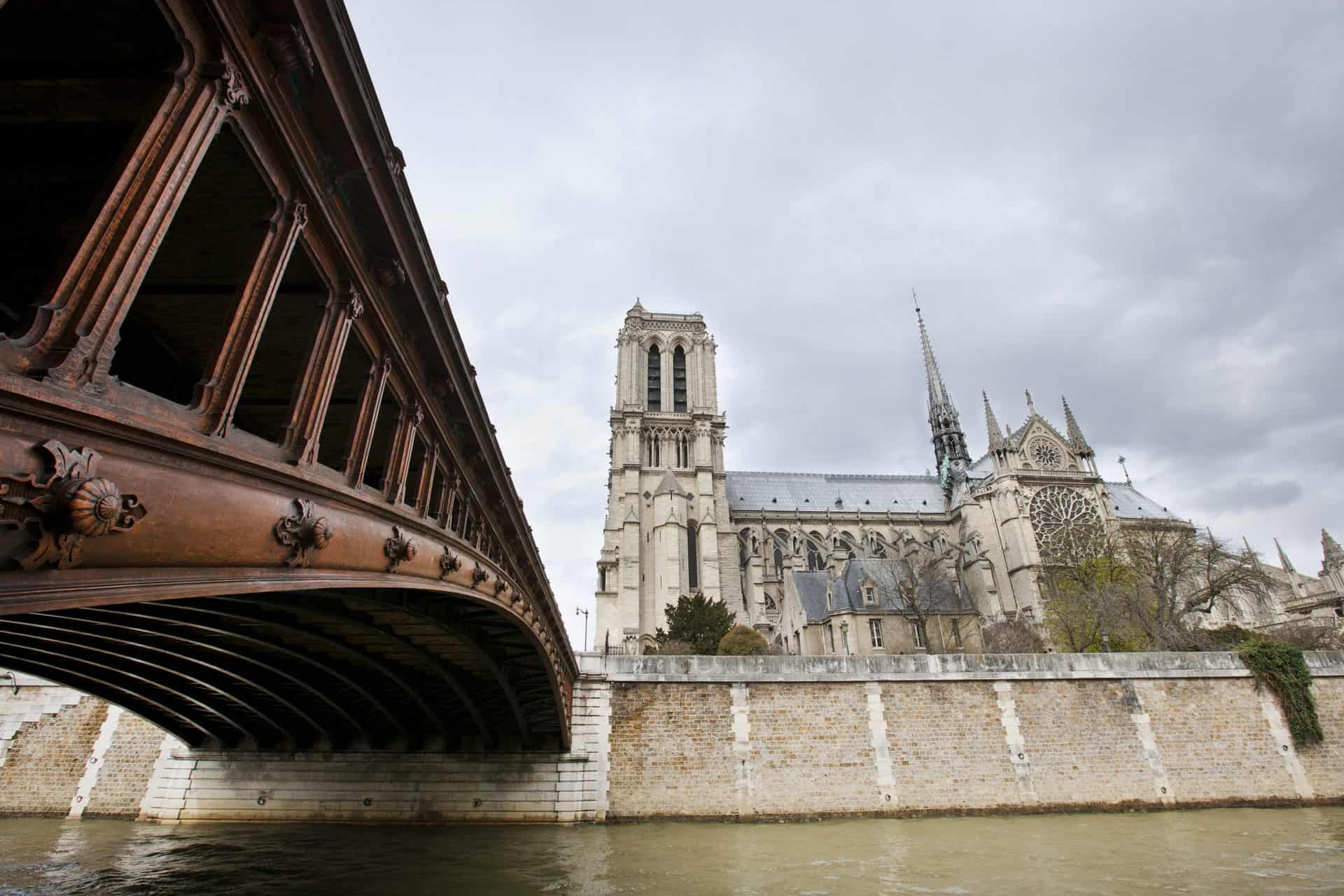 Notre Dame and Seine River, Paris, France