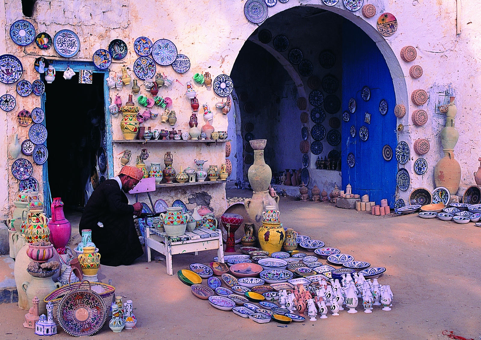 Tunisian gift shop in Africa