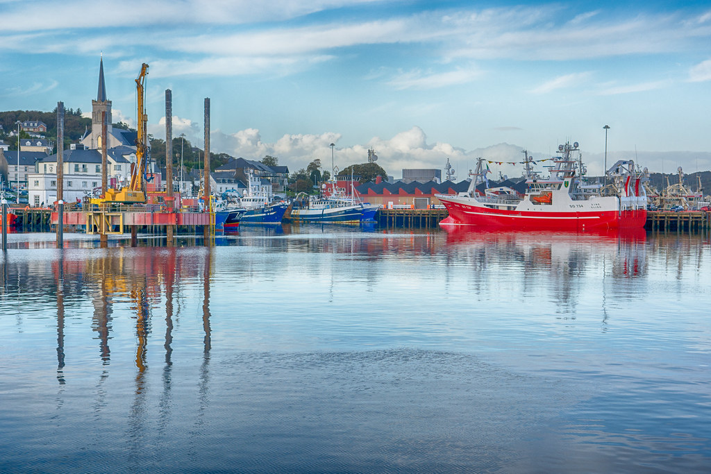 The town of Killybegs Harbour
