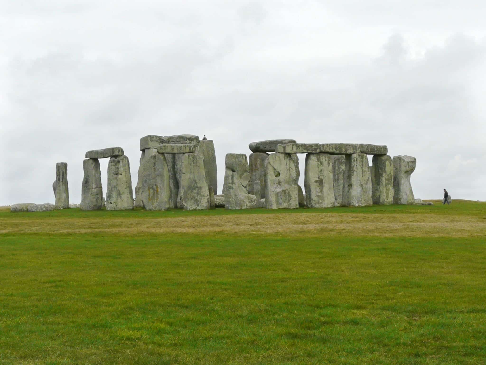 Stonehenge under a grey sky scaled