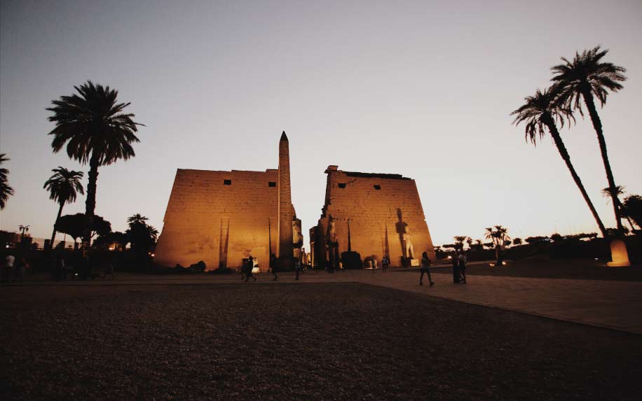 Abou al-Haggag at dusk