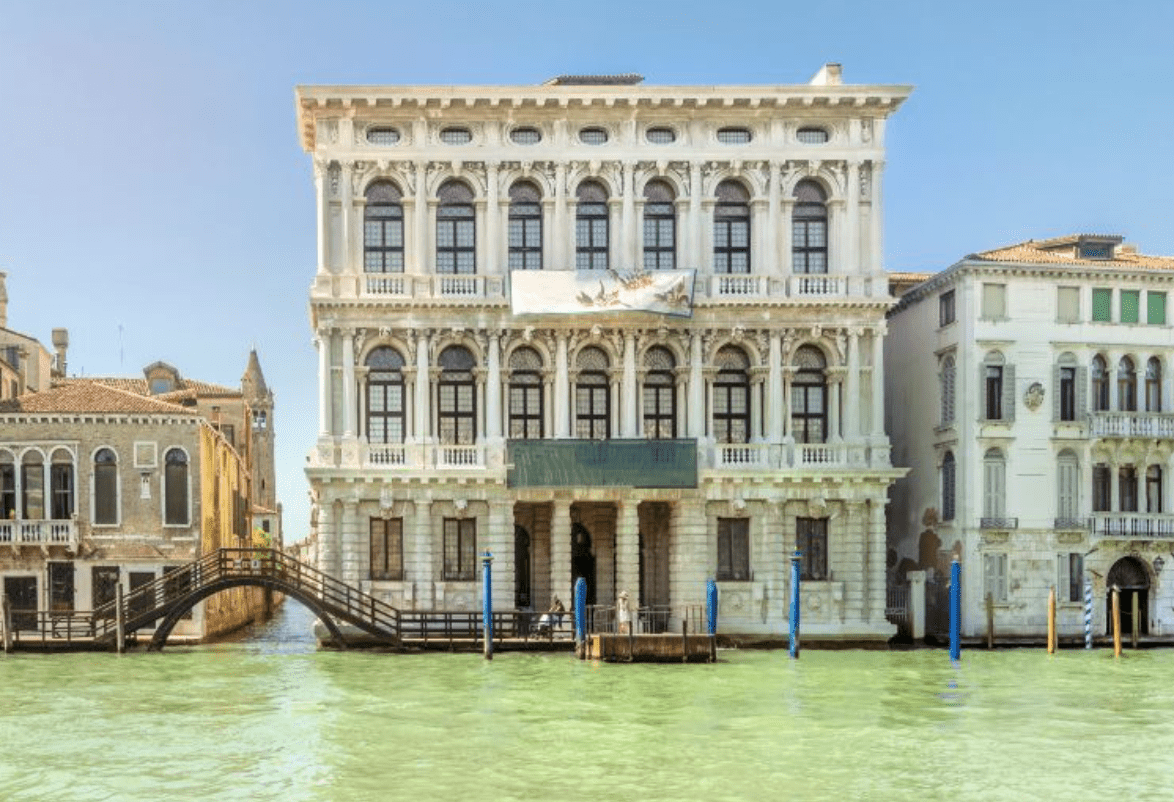 Ca' Rezzonico from the river in Venice