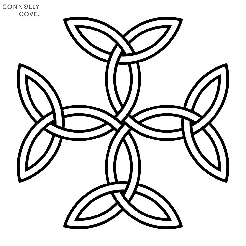 Cross of Triquetras