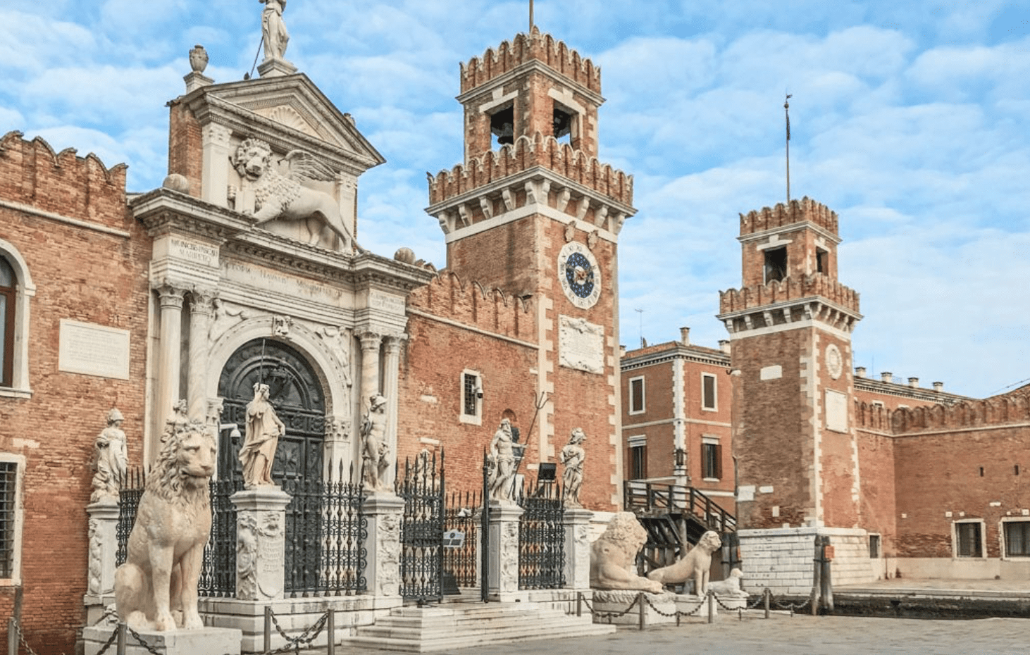 A building within Castello District in Venice